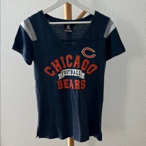 NFL Kids Chicago Bears Navy and Orange Tee